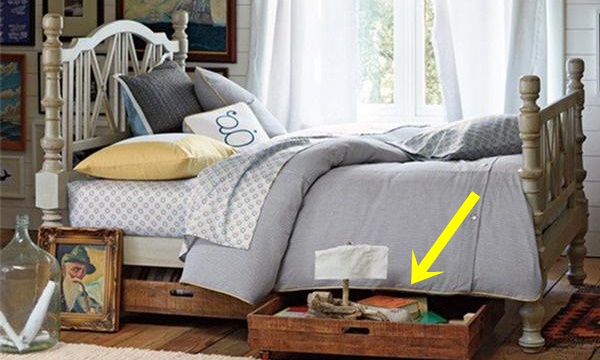 Đặt 3 đồ vật để dưới gầm giường có thể làm hỏng phong thủy